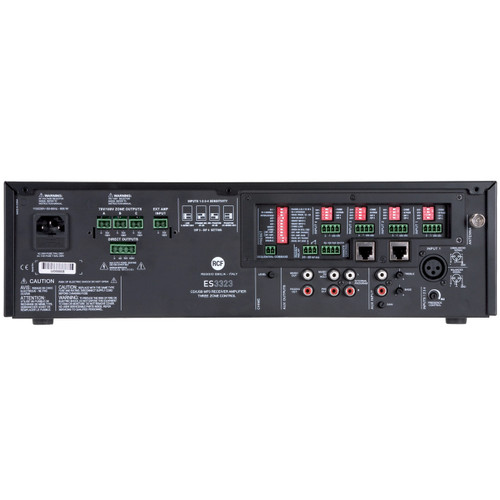 RCF ES 3323 II 3-Zone Mixer Amplifier and CD/USB/Bluetooth MP3 Player (Discontinued)