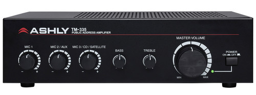 Ashly Audio TM-335 Public Address Mixer Amplifier 3-Input 35W (Discontinued)