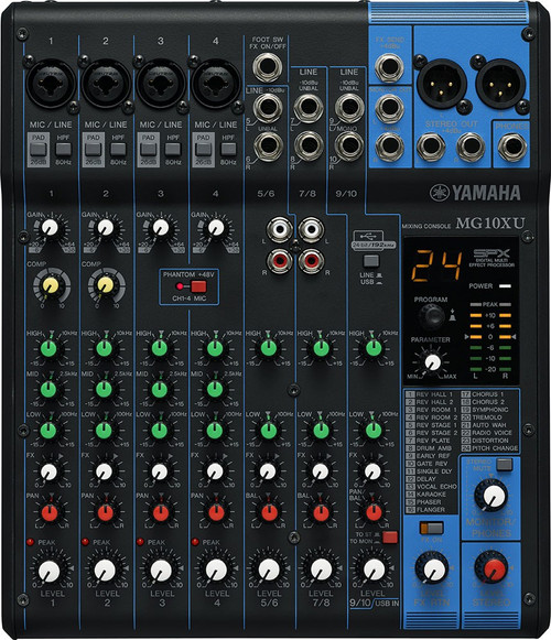 Yamaha MG10XU 10-Channel Mixing Console