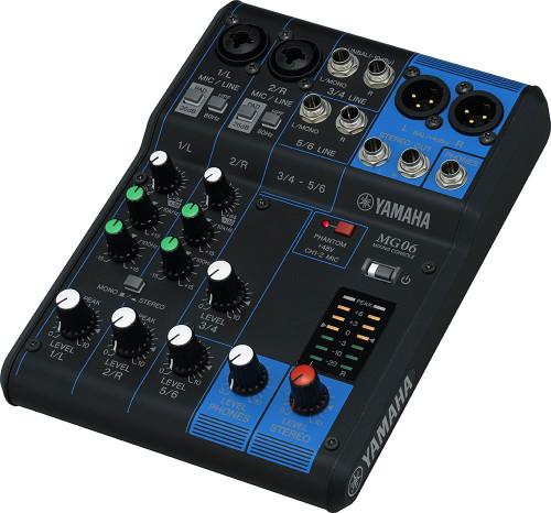 Yamaha MG06 6-Channel Mixing Console