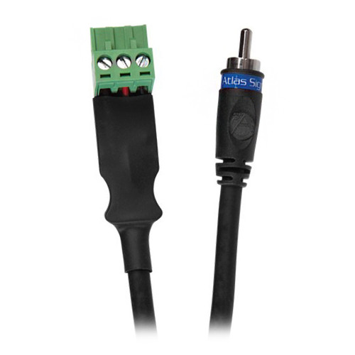 Atlas Sound AS2RCA-1M-PHX Male RCA to Phoenix Connector Cable - 1 Meter (Discontinued)