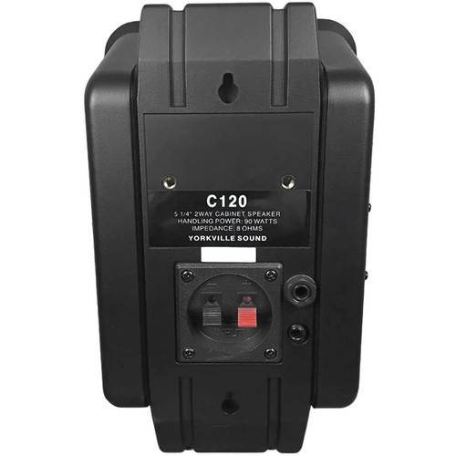 Yorkville C120 Coliseum Mini Series 5" 100W 8Ω Installation Loudspeaker - Black (Discontinued)
