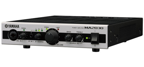 Yamaha MA2030 2 Channel Compact Mixer Amplifier 70V/100V/4 Ohm with DSP (Discontinued)