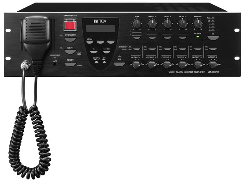 TOA VM-3240VA 240W Voice Alarm System Amplifier