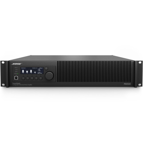 Bose Professional PowerMatch PM4500N 4-Channel Configurable Power Amplifier with Ethernet Network Control (Discontinued)