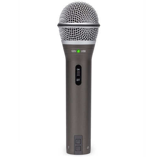 Samson Q2U Recording and Podcasting Pack with USB/XLR Dynamic Microphone and Accessories