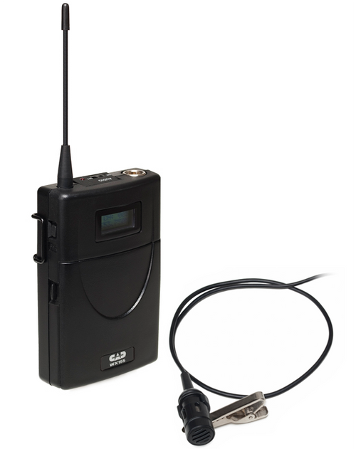 CAD Audio WX155 Wireless Bodypack with Lavalier Microphone (Discontinued)