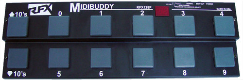 Rolls MP128 MIDIBuddy MIDI Foot Controller (Discontinued)