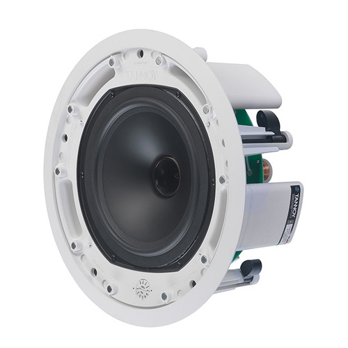 Tannoy CMS 803DC Q 8" 70V Full Range Ceiling Loudspeaker with Dual Concentric Driver and Q-Centric Waveguide - Pair