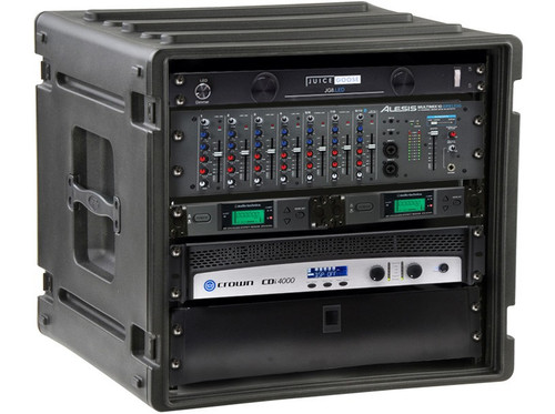 Stadium Scoreboard PA Sound System with All-Weather 140 dB SPL Horn Loudspeakers Sound System Rack Package (Discontinued Components)