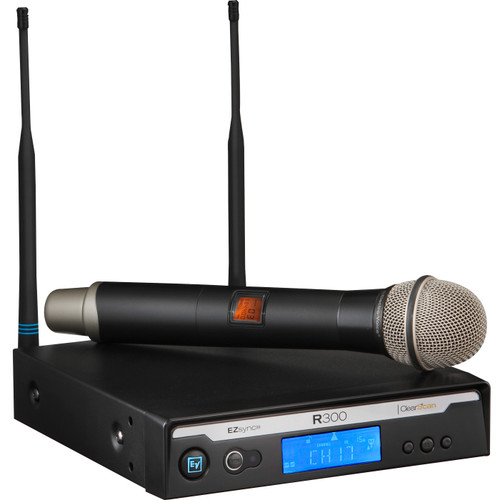 Classroom Sound System with Vector Ceiling Speaker Array AtlasIED AA50PHD Mixer Amplifier and Electro-Voice Wireless Microphone System