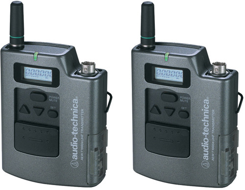 Audio-Technica AEW-5111a Dual Wireless Microphone System with Two Bodypack Transmitters (Discontinued)