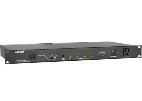 Lowell ACSPR-SEQ4-1509 Rackmount Power Panel