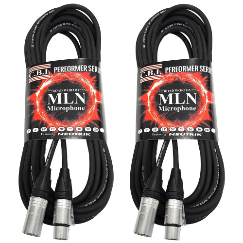 CBI MLN-2PC Performer Series Microphone Cables (Discontinued)