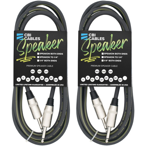 CBI SC14-2PC Heavy Duty 14 Gauge Speaker Cables (Discontinued)
