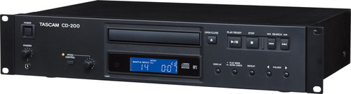 Tascam CD-200 Rack Mount CD Player (Discontinued)