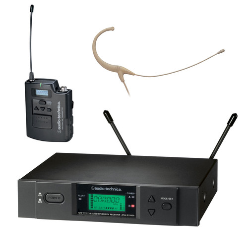 Conference Room Sound System with 2 Ceiling Speakers JBL Mixer Amplifier and 2 Audio-Technica Wireless Microphone Systems