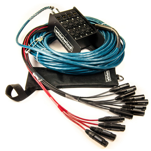 Whirlwind Medusa Elite Audio Snake with Heavy Duty Powder-Coated Steel Stagebox and Metal Whirlwind Connectors (Discontinued)