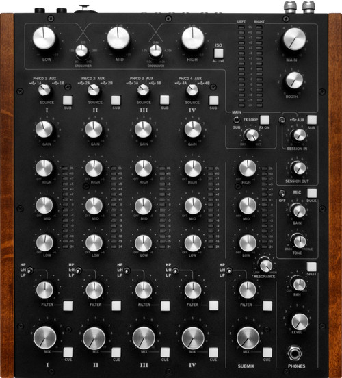 Rane DJ MP2015 Rotary DJ Mixer 4-Channel Advance Control Mixer with RIAA Phono Preamps (Discontinued)