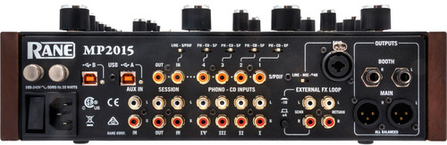 Rane DJ MP2015 Rotary DJ Mixer 4-Channel Advance Control Mixer with RIAA Phono Preamps (Discontinued)