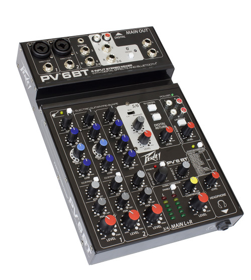 Peavey PV 6 6-Channel Compact Mixer (Discontinued)