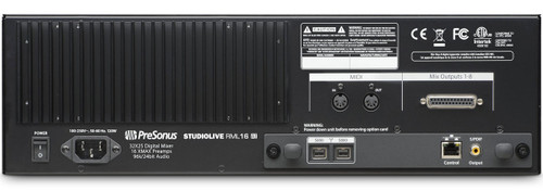 Presonus StudioLive RML16AI 16 Channel Digital Mixer (Discontinued)