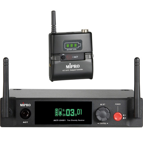 Mipro ACT-2401/ACT-24TC Single Channel Bodypack System