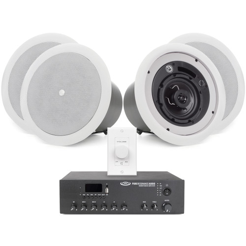 Restaurant Sound System with AtlasIED FAP42T Ceiling Speakers