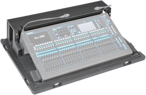 SKB 1RMQU32-DHW Roto-Molded Allen & Heath Qu-32 Mixer Case with Wheels (Discontinued)