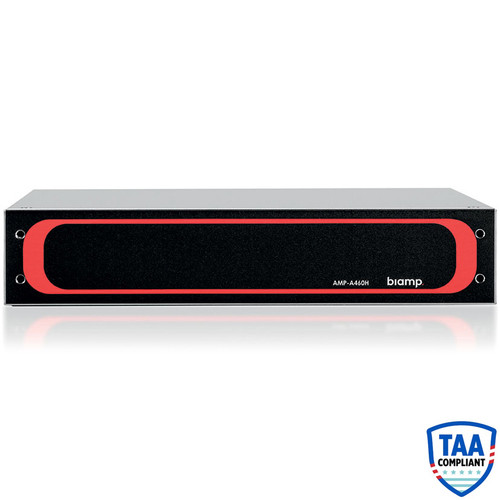 Biamp Tesira AMP-A460H 4-Channel Power Amplifier - 60W with 70V and 100V Outputs