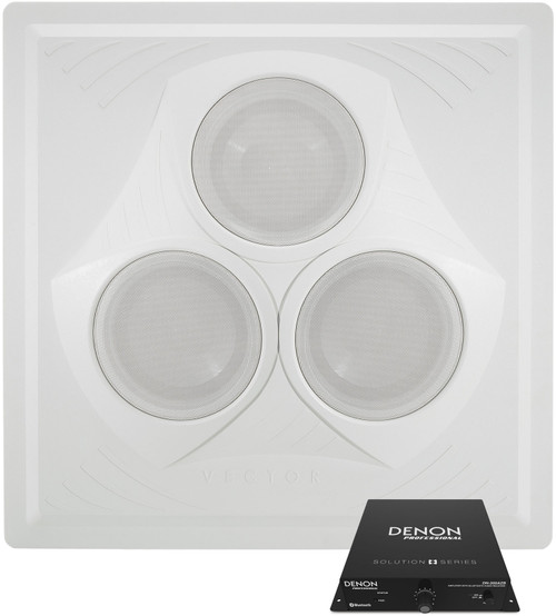 AV Flex Sound System with Wireless Bluetooth and 2x2 Vector Ceiling Speaker Array