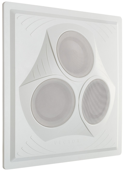 Church Sound System with 2 Vector Ceiling Speaker Arrays Mixer Amplifier and Dual Microphone Wireless System (Discontinued Components)