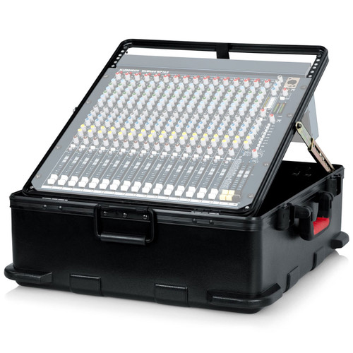 Gator GTSA-MIX12PU Molded Mixer Case with 12U Pop-Up Rack Rails