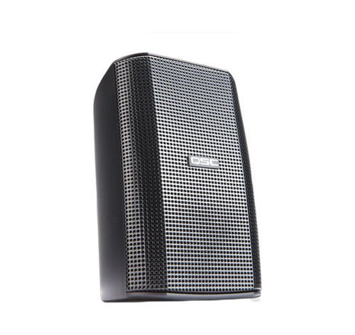 Restaurant Sound System with 8 QSC AcousticDesign Wall Mount Speakers Power Amplifier and Atlas Sound Mixer (Discontinued)