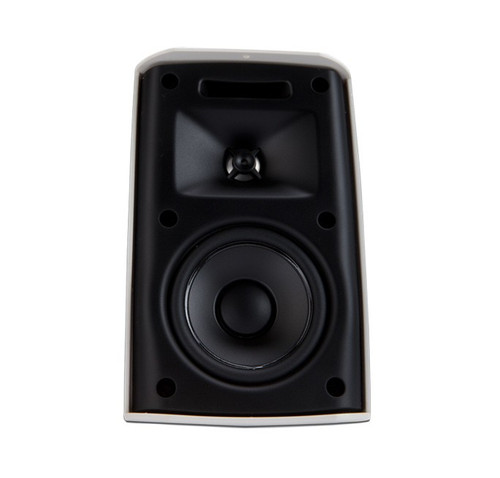 Restaurant Sound System with 4 QSC AcousticDesign Wall Mount Speakers Power Amplifier and Atlas Sound Mixer (Discontinued)