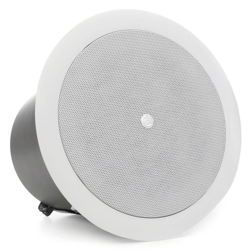 Bar and Restaurant Sound System with 12 Atlas Sound FAP42T In-Ceiling Speakers, 2 Zone 8-Channel Mixer and Dual-Impedance Power Amplifier (Discontinued Components)