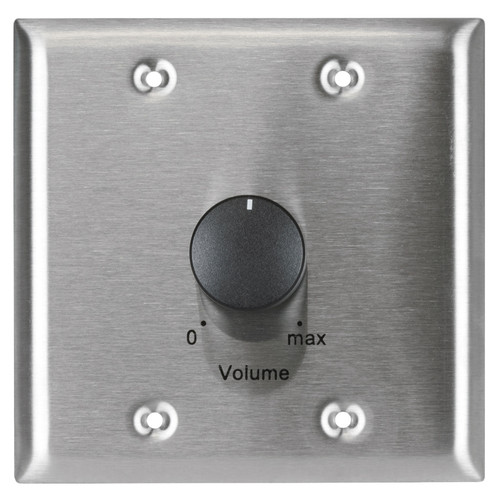 Bar and Restaurant Sound System with 12 Atlas Sound FAP42T In-Ceiling Speakers, 2 Zone 8-Channel Mixer and Dual-Impedance Power Amplifier (Discontinued Components)