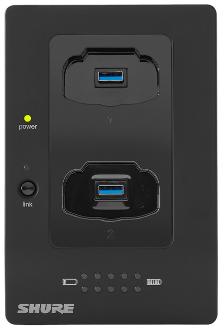 Shure Microflex MXWNCS2 2-Channel Networked Charging Station (Discontinued)