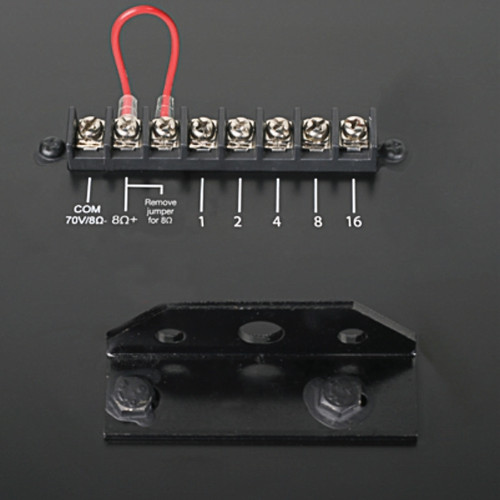 AtlasIED PM8GD-B 8" 2-Way Pendant Mount Speaker with 70.7V Taps and 8 Ohm Input at 15 Watts - Black