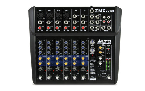 Alto ZMX122FX 8-Channel Compact Mixer with Effects (Discontinued)