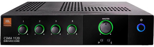 Retail Store Sound System with 8 JBL Control 25-1 Wall Mount Loudspeakers and Mixer Amplifier