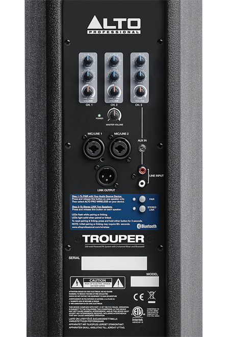 Alto Trouper Compact High Performance PA System (Discontinued)