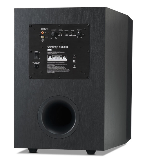 Infinity SUBR12BK 12 inch Powered Subwoofer (Discontinued)