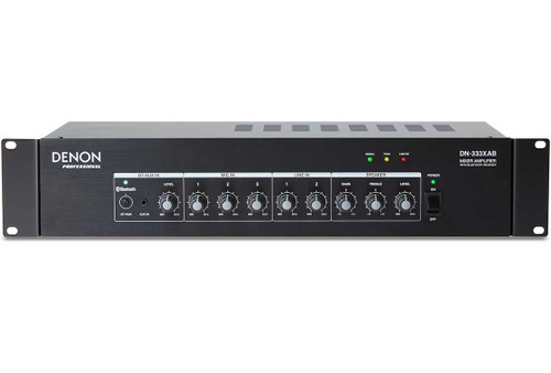Public Address Sound System with 6 AtlasIED APX40TN Paging Loudspeakers Denon Bluetooth Mixer Amplifier and FREE Microphone