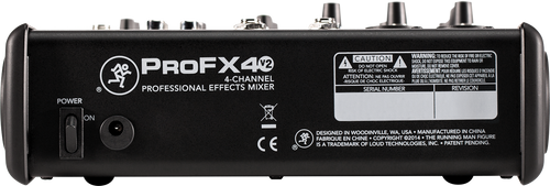 Mackie ProFX4v2 4 Channel Professional Effects Mixer (Discontinued)