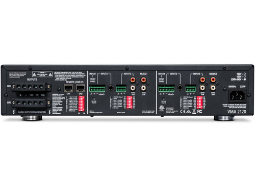 JBL VMA2120 120W 8-Channel Bluetooth Enabled Mixer Amplifier
