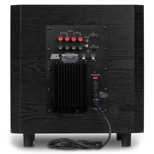 MTX Audio TSW10 10" Powered Home Theater Subwoofer