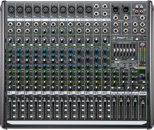 Mackie ProFX16v2 16 Channel 4-Bus Effects Mixer with USB (Discontinued)