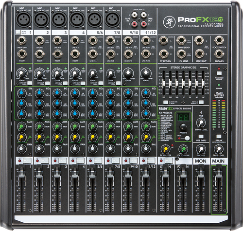 Mackie ProFX12v2 12 Channel Professional Effects Mixer with USB (Discontinued)