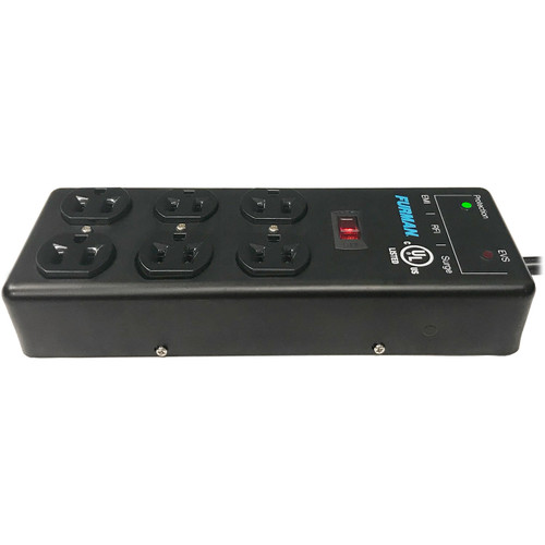 Furman SS-6B-PRO 15A 6 Outlet 2x3 Pro Surge Suppressor Strip with Voltage Shutdown